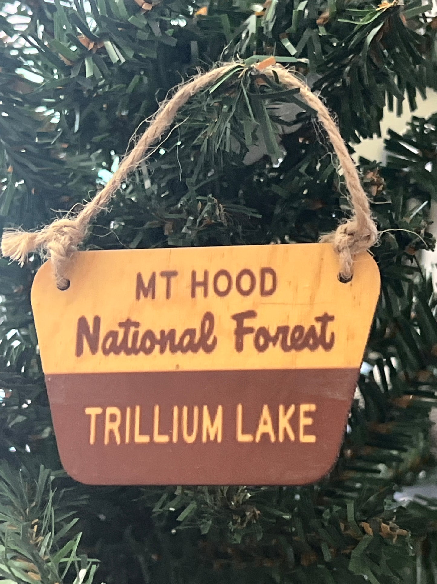 Trillium Lake Ornament