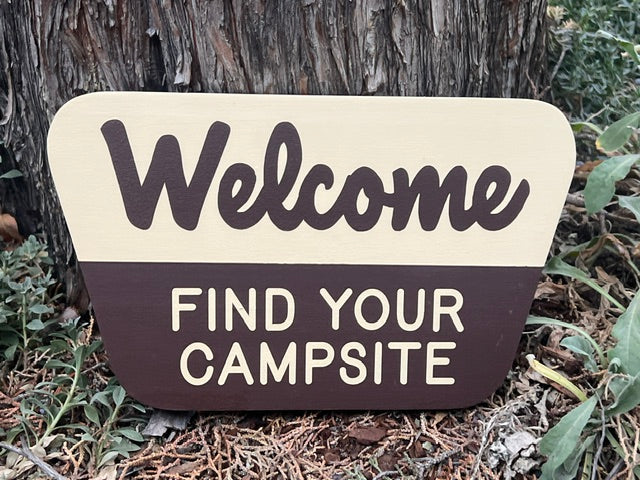 Welcome and find your camp site