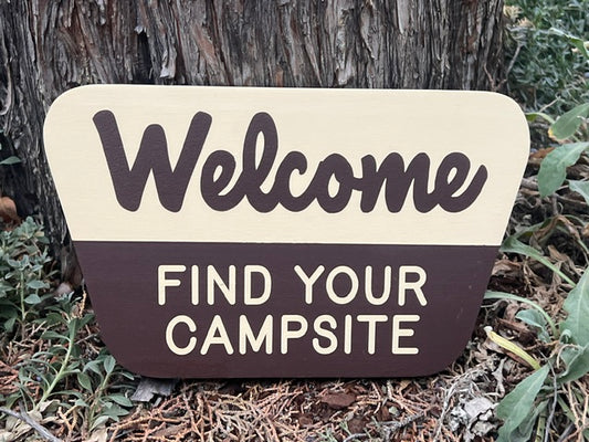 Welcome and find your camp site