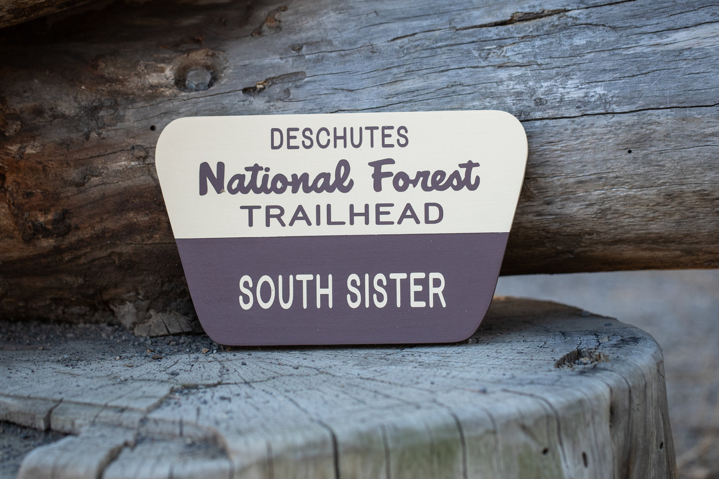 South Sister replica National forest Sign
